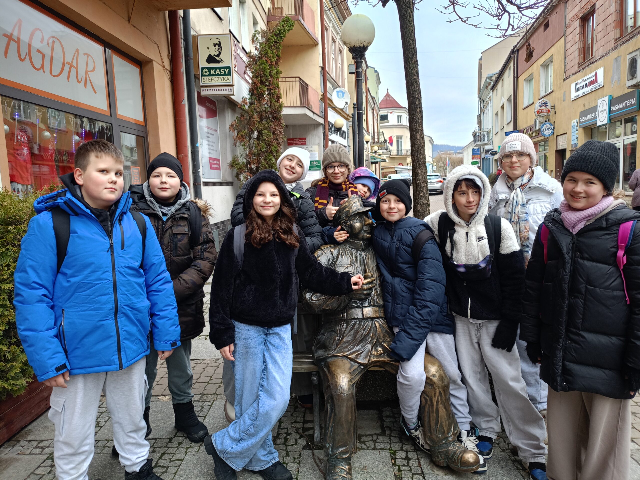 Klasa piąta na wycieczce w Sanoku