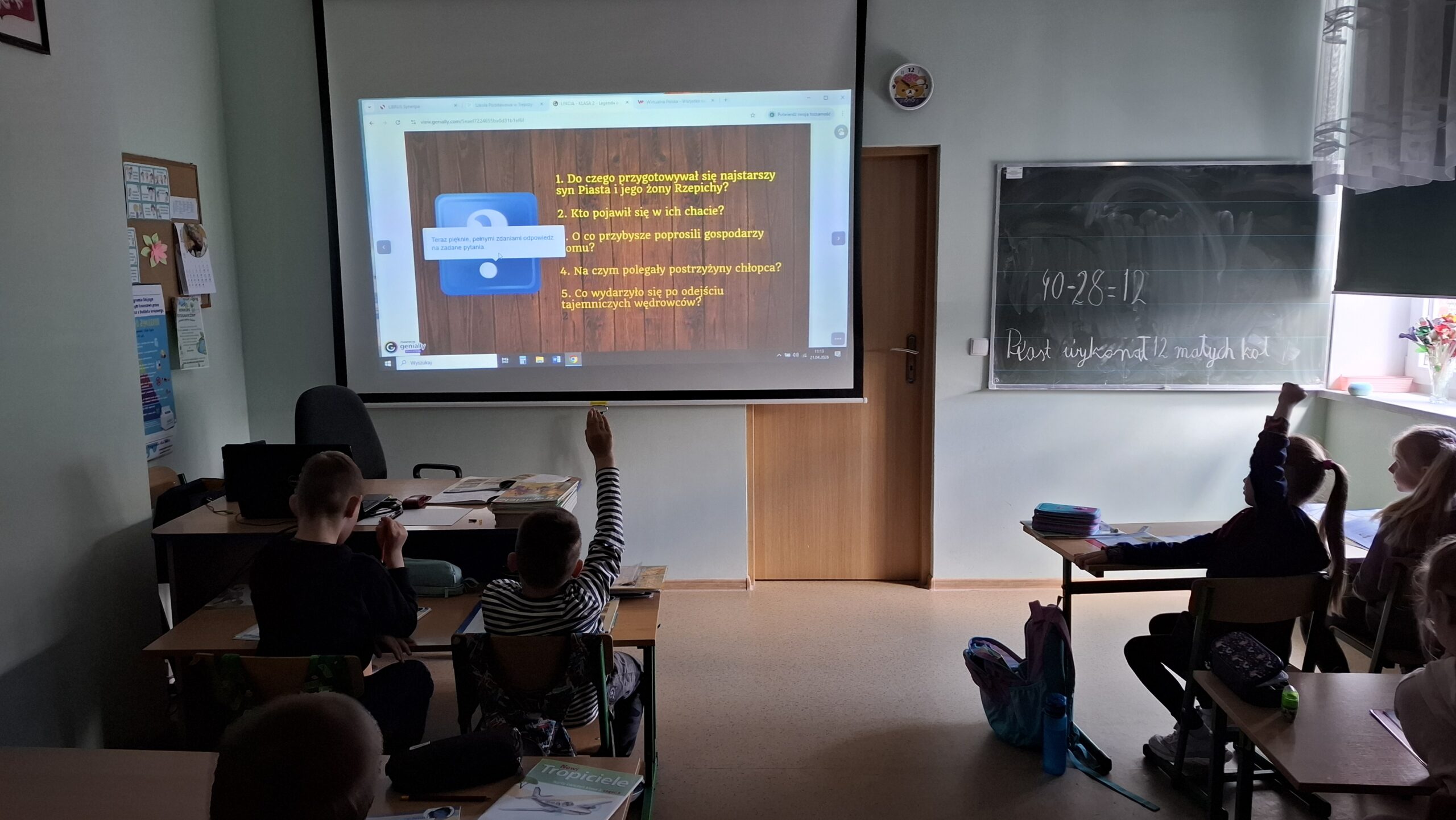 Spotkanie z Piastem i tajemniczymi wędrowcami.